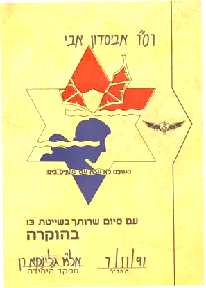 Avi Abeceedon Sertifika 1